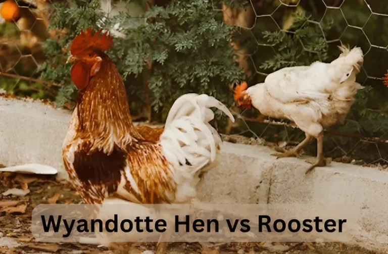 Wyandotte Hen vs Rooster